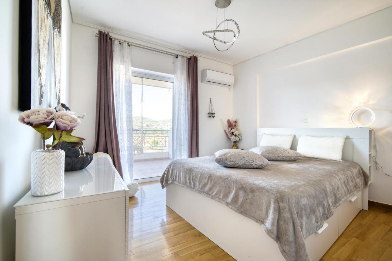 Sea & Mountain Apartment Close To Port And City Lavrion Luaran gambar