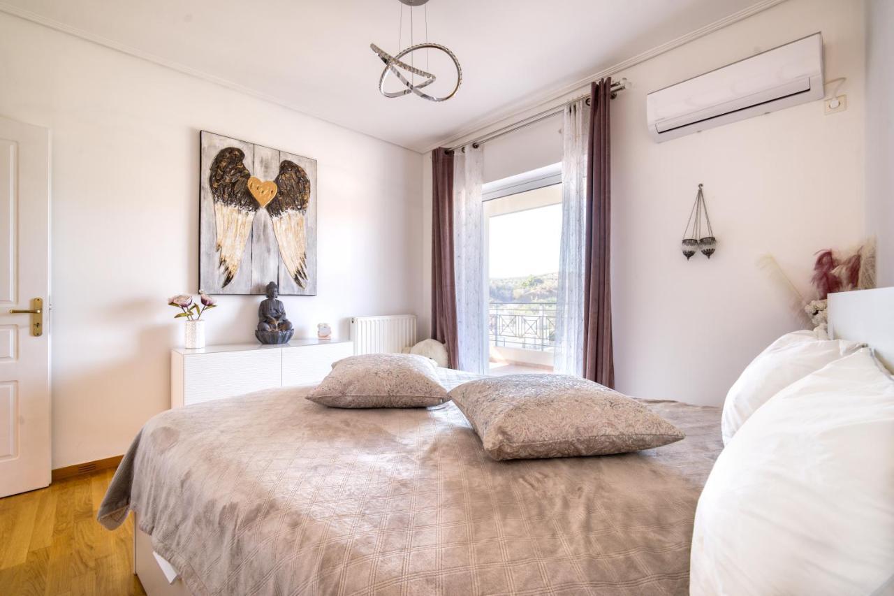 Sea & Mountain Apartment Close To Port And City Lavrion Luaran gambar