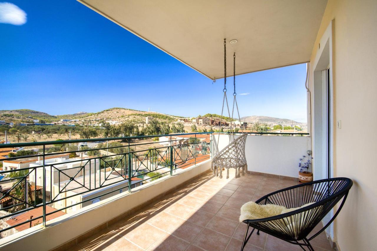 Sea & Mountain Apartment Close To Port And City Lavrion Luaran gambar