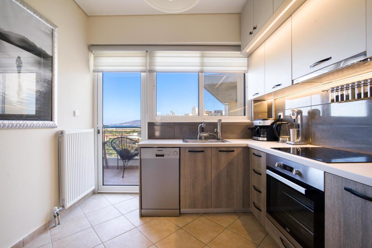 Sea & Mountain Apartment Close To Port And City Lavrion Luaran gambar