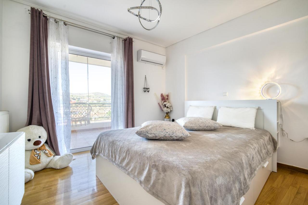 Sea & Mountain Apartment Close To Port And City Lavrion Luaran gambar