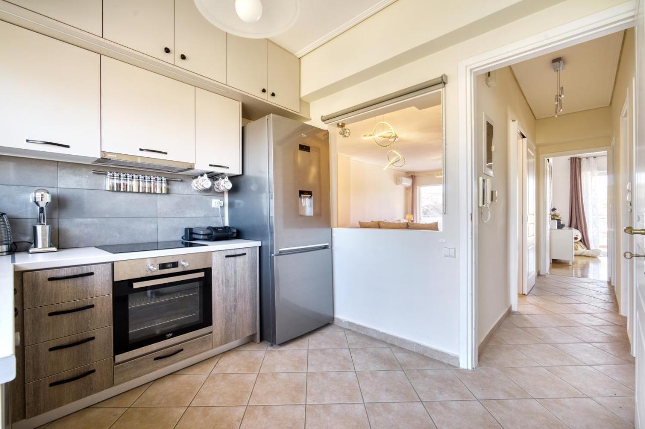 Sea & Mountain Apartment Close To Port And City Lavrion Luaran gambar