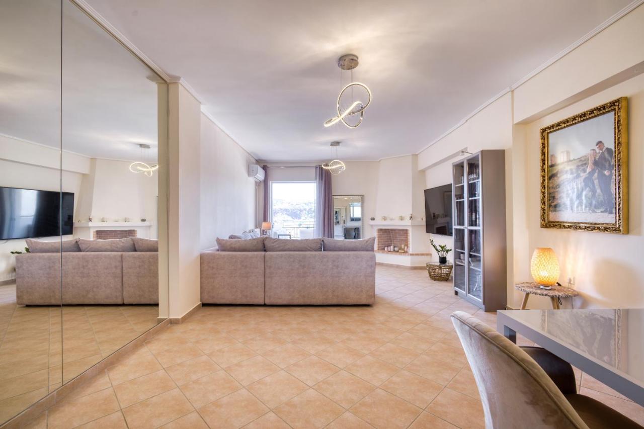 Sea & Mountain Apartment Close To Port And City Lavrion Luaran gambar