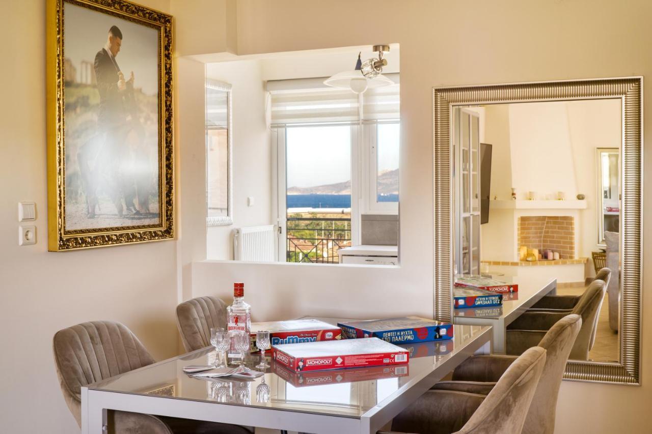 Sea & Mountain Apartment Close To Port And City Lavrion Luaran gambar