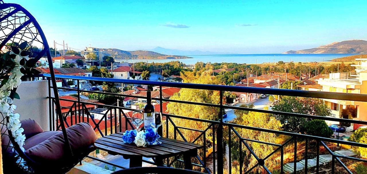 Sea & Mountain Apartment Close To Port And City Lavrion Luaran gambar