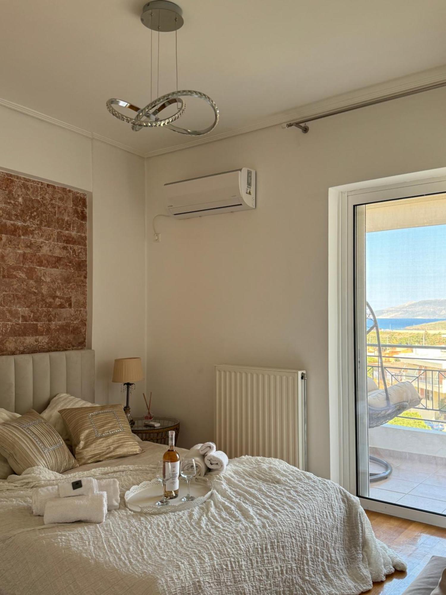 Sea & Mountain Apartment Close To Port And City Lavrion Luaran gambar
