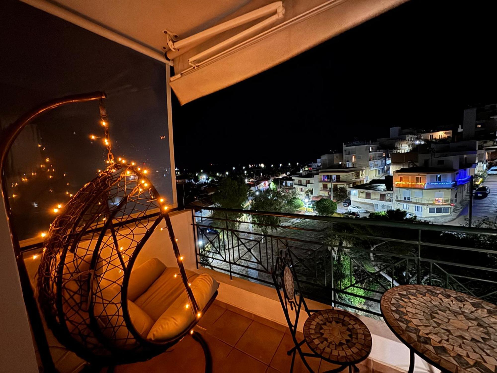 Sea & Mountain Apartment Close To Port And City Lavrion Luaran gambar